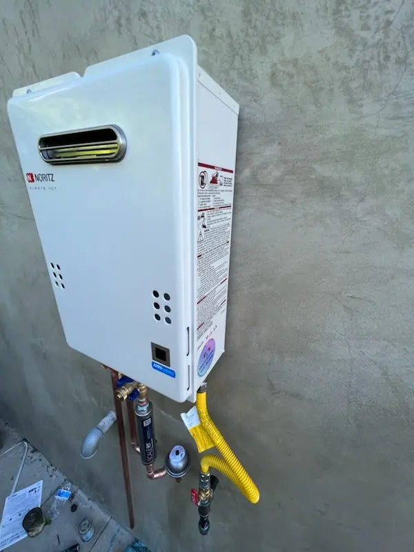 Tankless water heater installation for Pine Spring homes