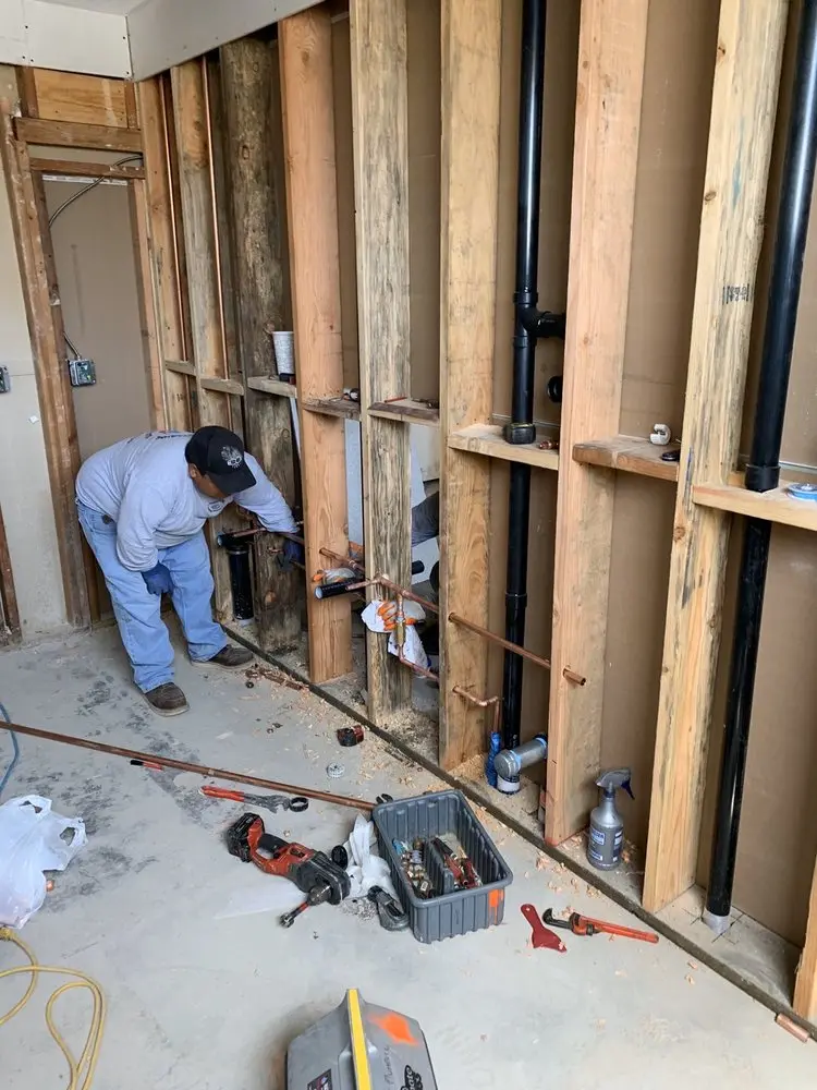 Commercial rough-in plumbing for Trenchless Sewer Repair in Pine Spring